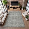 thumbnail image 7 of Addison Rugs Mayfield Premium Machine Washable Transitional Geometric Pewter Rectangle Rug, 2'6" x 3'10", 7 of 7