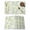 Light Yellow Gray Green, variant on Yellow Spring Floral Placemats Set of 12, Flowers Leaves Pastoral Botanical Placemats for Dining Table, Place Mats for Kitchen Tabletop, Waterproof Wipeable Dining Table Mats Set