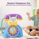 thumbnail image 2 of Hztyyier Kid's Toy Telephone Set, Educational Pretend Play Baby Musical Mini-telephone Birthday Gifts For Children Pre-schoolers(blue), 2 of 4
