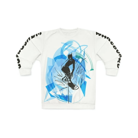 AOP Unisex Sweatshirt Dockside Ink Wakeboard