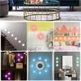 thumbnail image 4 of Injueey Interruptor táctil RGB DIY Gabinete Lámpara de pared Lámpara de nido de abeja Lámpara de pared hexagonal de nido de abeja colorida Iluminación y accesorios Injueey HA016209-00, 4 of 6