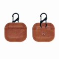 thumbnail image 1 of Dteck for Apple Airpods 3rd 2021 Premium Faux Leather Case with Front LED Visible, Protective Skin Portable Shockproof Shell Support Wireless Charging Dust/Dirt Proof Cover - Brown, 1 of 5