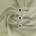 thumbnail image 4 of BNM Solid Cotton Blend Sheet Set, Olympic Queen, Platinum, 4 of 6
