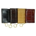 thumbnail image 2 of Genuine Eel Skin Leather Womens Coin Change Purse E 855, 2 of 15