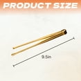 thumbnail image 6 of FACEGA Metal Tongs,Toothed Holding Tip 304 Stainless Steel Tongs for Serving Food,U Type Handle 9.5" Grill Tongs,For Bbq, Buffet, Bartending,Gold, 6 of 7