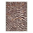 thumbnail image 4 of KUETH 8x10 Zebra Area Rugs Machine Washable Rugs for Living Room, Non Slip Flat Pile Rug with Rubber Backing, Modern Rug for Entryway Bedroom Dining Room Home Office, 4 of 4