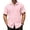 Light Pink, variant on Mens White Button Down Shirt Short Sleeve Business Dress Shirt Regular Fit Wrinkle Free