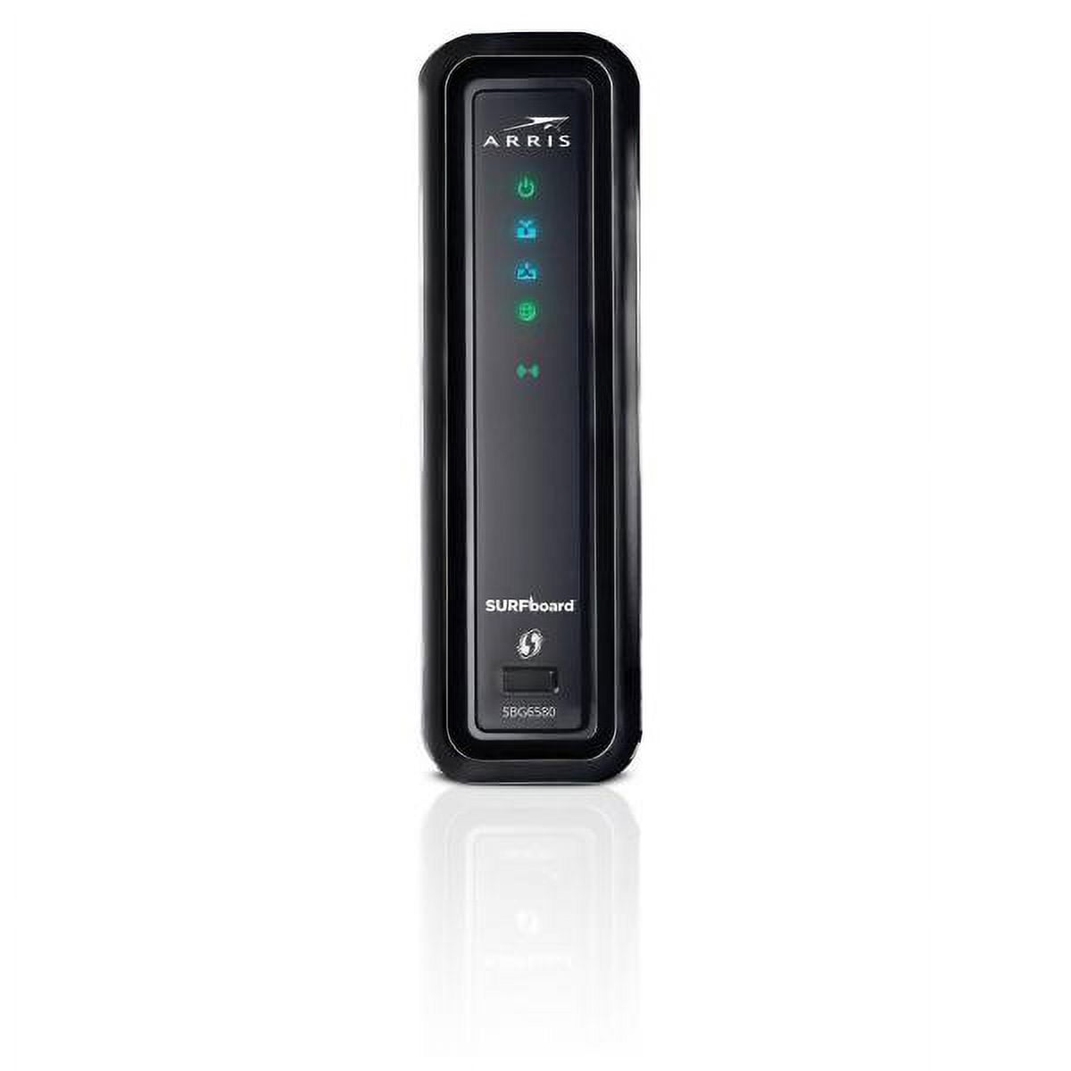 Arris SURFboard SBG6580 - Wireless router - cable modem - 4-port switch - GigE - 802.11a/b/g/n - Dual Band