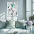 thumbnail image 3 of Floral Canvas Wall Art - Daisy & Butterfly Botanical Wall Decor, Rustic Farmhouse Pictures for Living Room, Bedroom, Bathroom & Home Office, 3 of 7