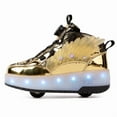 thumbnail image 5 of Kids Roller Skates with Wings Light up Shoes with Wheels Shoes LED USB Charging Roller Sneakers for Girls Boys Birthday Christmas Gift, 5 of 18
