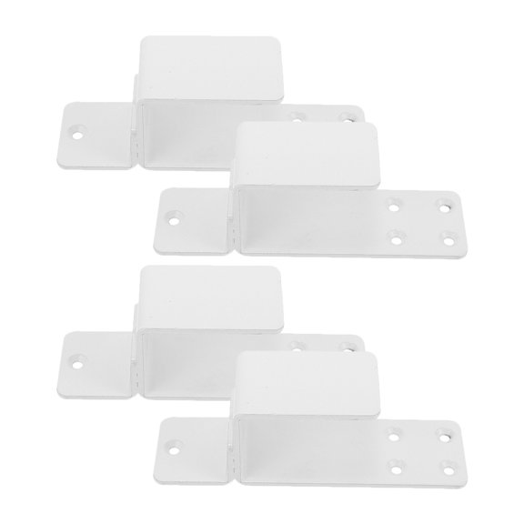 HOMEMAXS 1 Set Door Mount Brackets U Bracket Sliding Bar Support Holder Barn Door Hardware