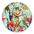thumbnail image 2 of Designart 1 in Tropical Wall Clock, 2 of 5