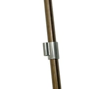 SPEARFISHING WORLD Hawaiian Sling Spear Shaft with Slide Ring and Heavy Duty Flopper / Barb for use with Reel and Line for Spearfishing Larger and Pelagic Fish