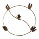 thumbnail image 2 of Candelabro de metal cónico para decoración de mesa, candelabro de hierro, anillos para velas navideñas Portavelas de 5 piezas, 2 of 5