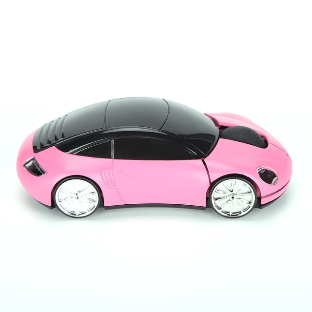 Sport Car Shape Mouse, 2.4GHz 1600DPI Mouse, 10M Transmission Distance Optical Gaming Mice with Power Saving Technology for Office, Laptop, Computer, Tablet, Gaming