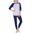 thumbnail image 3 of Honeydew Womens 2 Piece Pajama Set (Small, Purple), 3 of 4
