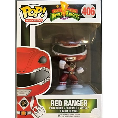 Funko Pop! Mighty Morphin Power Rangers Metalic Red Ranger Action Vinyl Figure