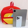 thumbnail image 4 of CUZIBR Toddler Boys Backpack Cute 3D Cartoon Car Shape Double Zippers Top Carry Handle Lightweight Mini Daypack Preschool Kids School Bag, 4 of 6