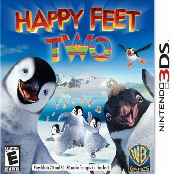 Restored Happy Feet Two (Nintendo 3DS, 2011) Penguin Game (Refurbished)