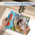thumbnail image 6 of Tom and Jerry Desk Mat, Gaming Mouse Pad Mat with Non-Slip Base Stitched Edges Mousepad for Computer, Office, and Laptop 7.9 x 9.5 in, 6 of 8