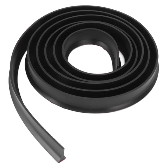 Framed Shower Door Bottom, Seal Strip Replacement Shower Bottom Waterproof Door Rubber Sweep Trim Clear Seal for Home Bathroom Glass Shower Door, 118 Inches, Black