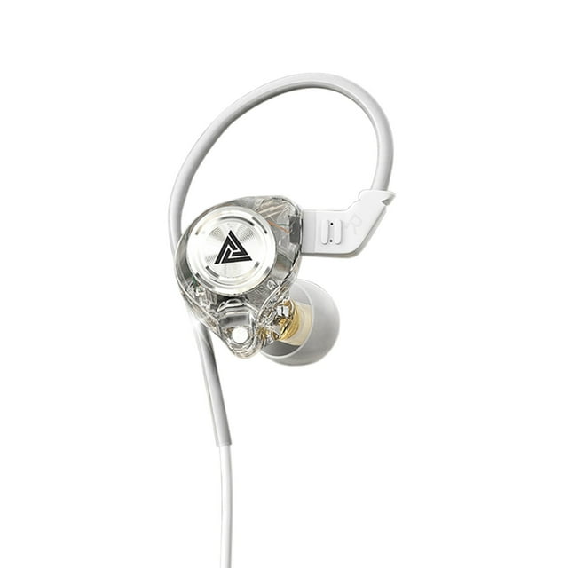 Lksixu Translucent Cell Phone Wired Earbuds Environmentally Friendly Fire Retardant Material Wired Headphones In-ear Stereo In-line Headphones Wired Headphones Electronics for Home Office School