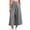 Black #267, variant on Women's Plaid Wide Leg Capri Pants High Waisted Elastic Waist Casual Cropped Pants with Pockets