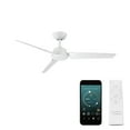 thumbnail image 2 of Roboto 52" Matte White Smart Ceiling Fan with Remote Control, 2 of 10