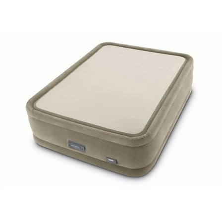 Intex PremAire® Thermalux Air Mattress 20" Queen w/ Built-In Electric Pump
