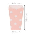 thumbnail image 2 of OULII 24pcs Popcorn Cartons Pink Paper Table Decoration for Wedding Favors Guests, 2 of 7