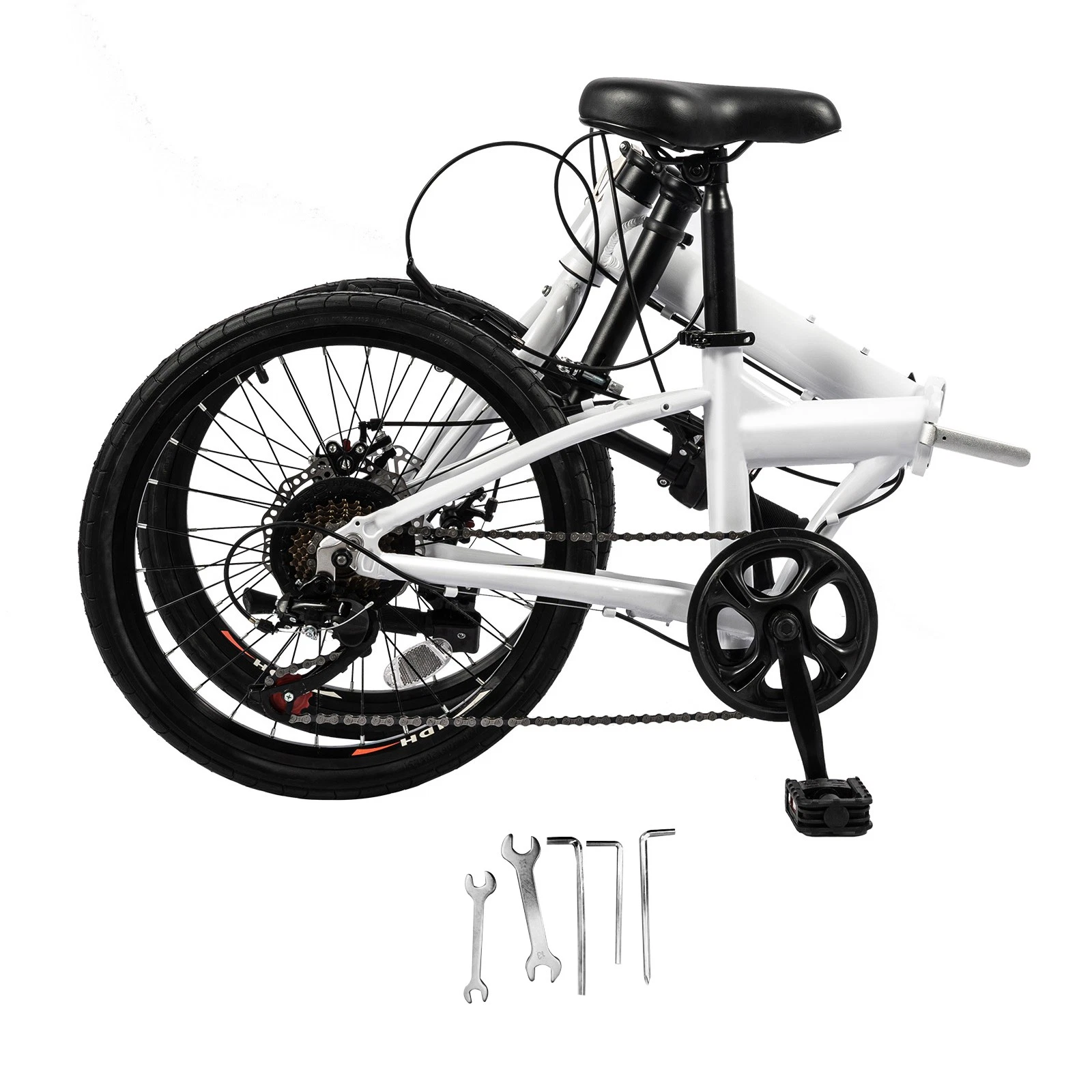 Adult Folding Bikes 20 Inch Folding Mountain Bike 7 Milti Speed Men Bikes MTB
