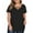 Black, variant on ZKCCNUK Women's Tops Tops Short Sleeve Summer T-Shirts Curved Hem Casual Fashion Shirts