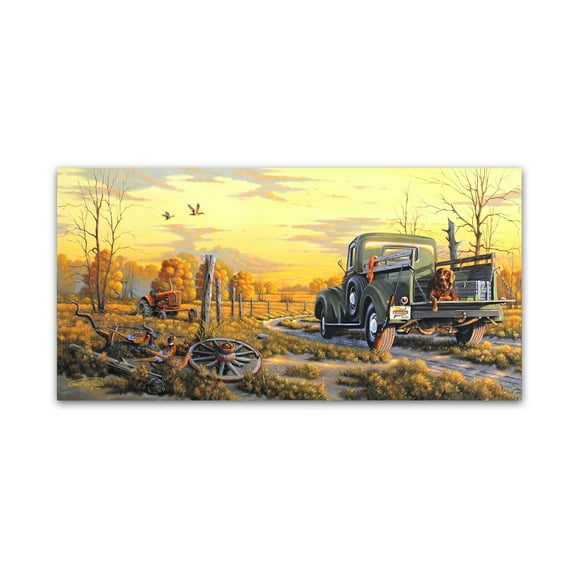 Trademark Fine Art 'First Glimpse' Canvas Art by Geno Peoples