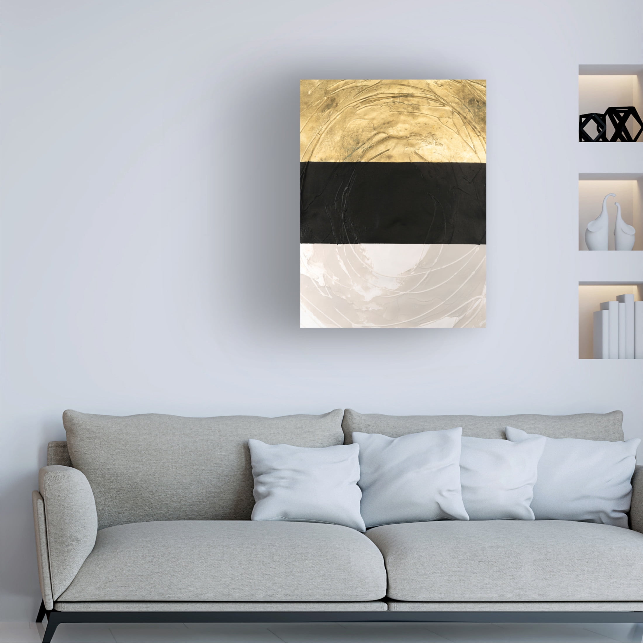 Canvas Wall Art - Vanna Lam 'Triennial IV' Wall Art for Living Room, Bedroom, or Office Décor by Trademark Fine Art - 24 x 32 Inches