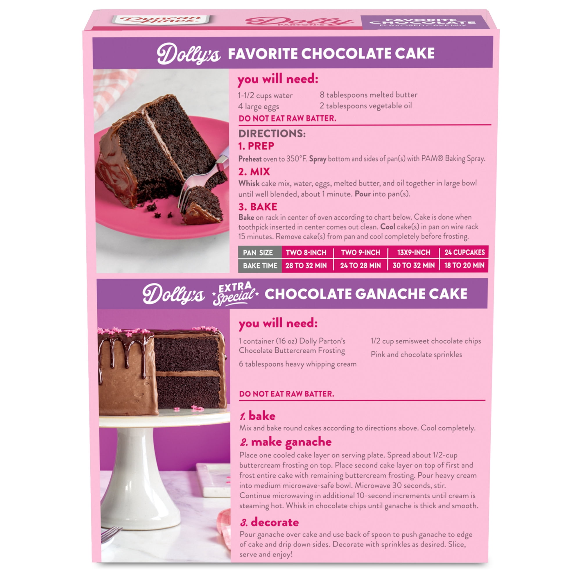 Duncan Hines Dolly Parton's Favorite Chocolate Flavored Cake Mix, 18 oz