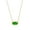 Dark green, variant on Ladies' Natural Stone Oval Pendant Necklace, Choker Style — Perfect for All Occasions