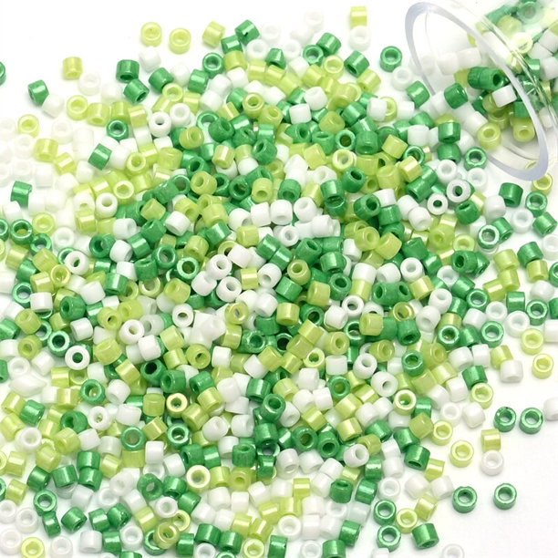 1200 Uds. Cuentas de semillas de vidrio japonesas uniformes 2mm cuentas de semillas para fabricación de joyería Diy pulsera collar pequeñas cuentas artesanales Dengxun unisex