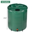 thumbnail image 5 of Zimtown 50 Gallon Collapsible Rain Barrel, Portable Water Storage Tank,Rainwater Collection with Water Catcherd,Filter Spigot, 5 of 9