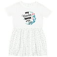 thumbnail image 3 of Inktastic My Nana Loves Me Granddaughter Girls Toddler Dress, 3 of 5
