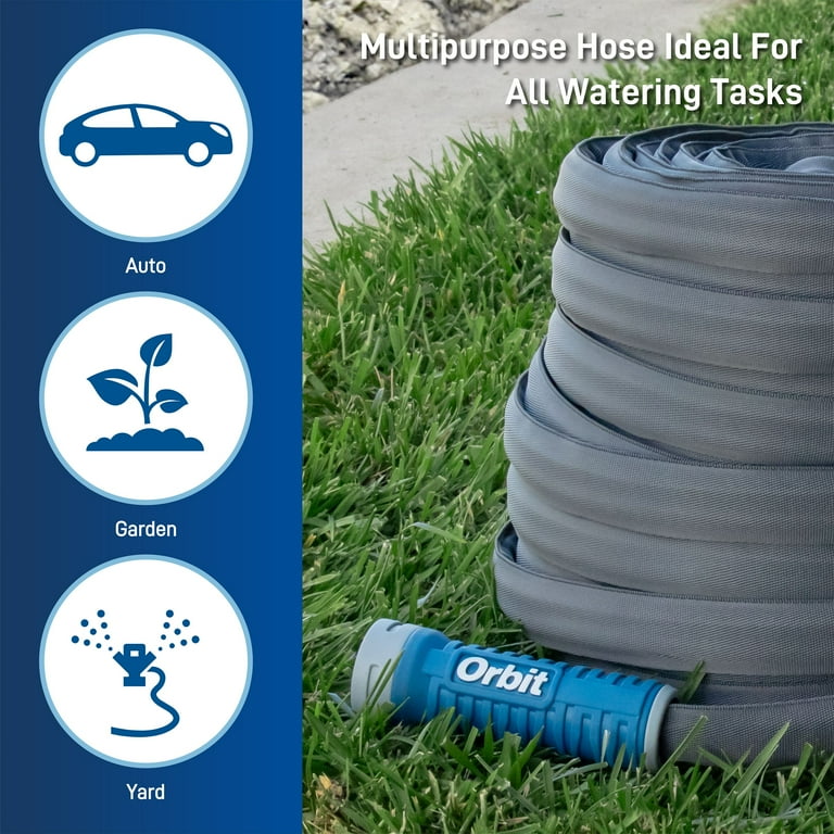 Orbit 50' Exojacket Heavy-Duty Fabric Hose with AntiKink