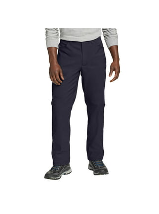 Gerry Mens Fleece Lined Stretch Hiking Travel Pants with Side