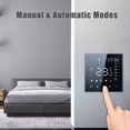 thumbnail image 3 of Riwcyla Smart Thermostat 16A Digital Programmable LCD Display Touchscreen Underfloor Heating Temperature Controller Digital Intelligent Wall Thermostat for Electric Heating, 3 of 6