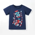 thumbnail image 5 of HILEELANG 2-7T Toddler Little Boys 3-Pack T-Shirts Truck Car Construction Vehicle Graphic 100% Cotton Short Sleeve Summer Tees Blue Green Yellow 2T 3T 4T 5T 6T 7T, 5 of 11