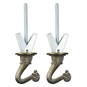 Swag Hook Kit Brass Finish Plant Hanging Ceiling Hook Pack Of 2