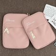 thumbnail image 3 of Sacoche pour Tablette Absorption des Chocs Fermeture Éclair Lisse Doublure Douce Anti-Chute Sangle Imprimé Cerise Anti-Poussière Sac de Rangement pour Tablette Imprimé Lettre Rectangulaire Accessoire d'Ordinateur, 3 of 5