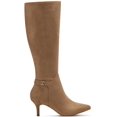 thumbnail image 2 of CHARTER CLUB Womens Brown Comfort Cruelaa Pointed Toe Kitten Heel Zip-Up Dress Boots 6 M, 2 of 3