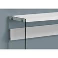 thumbnail image 5 of Monarch Specialties Contemporary Accent Console Table with Tempered Glass, White, 5 of 5