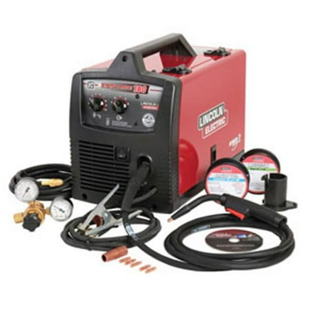 Lincoln Electric Easy MIG 180 Welder, 30-180 Amp, Heavy Duty Wire Drive, MIG/Flux-Cored Welding