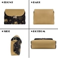 thumbnail image 5 of Pzuqiu Gothic Sun Crossbody Bags for Women Compact Lightness Women Leather Crossbody Bag with Chain with Chain Strap Fashion Soft for Party and Special Occasions, 5 of 7