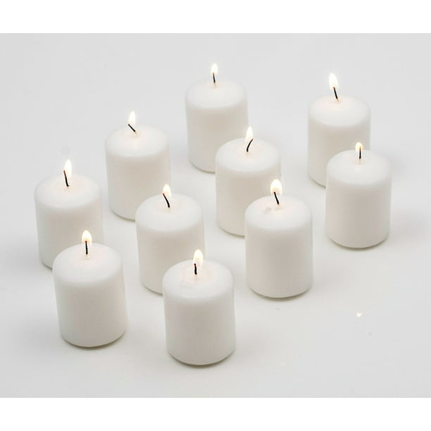 Bulk 15 Hour White Votive Candles (288 Pcs)